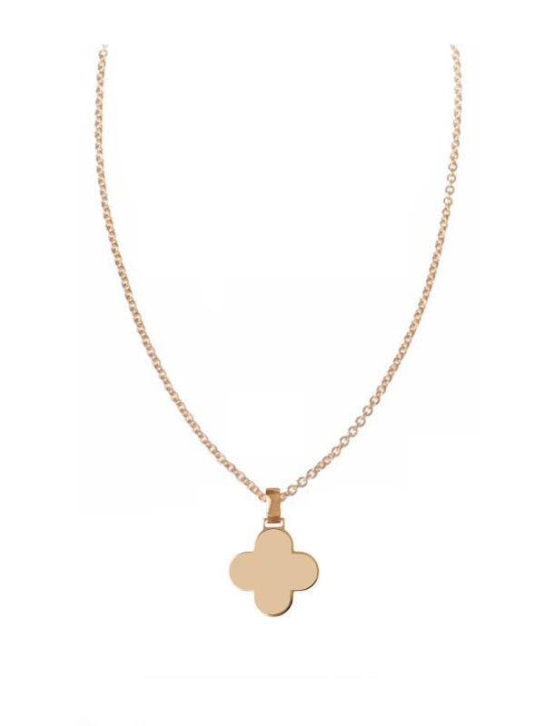 COLLANA CON QUADRIFOGLIO