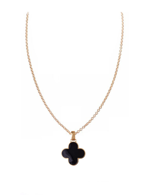 COLLANA CON QUADRIFOGLIO