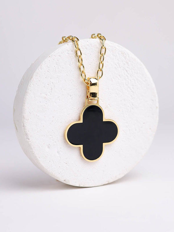 COLLANA CON QUADRIFOGLIO