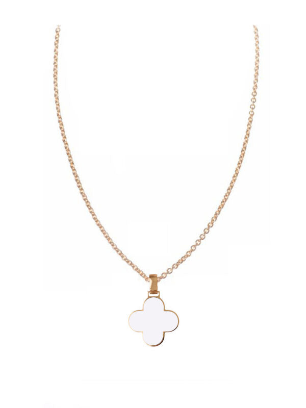 COLLANA CON QUADRIFOGLIO
