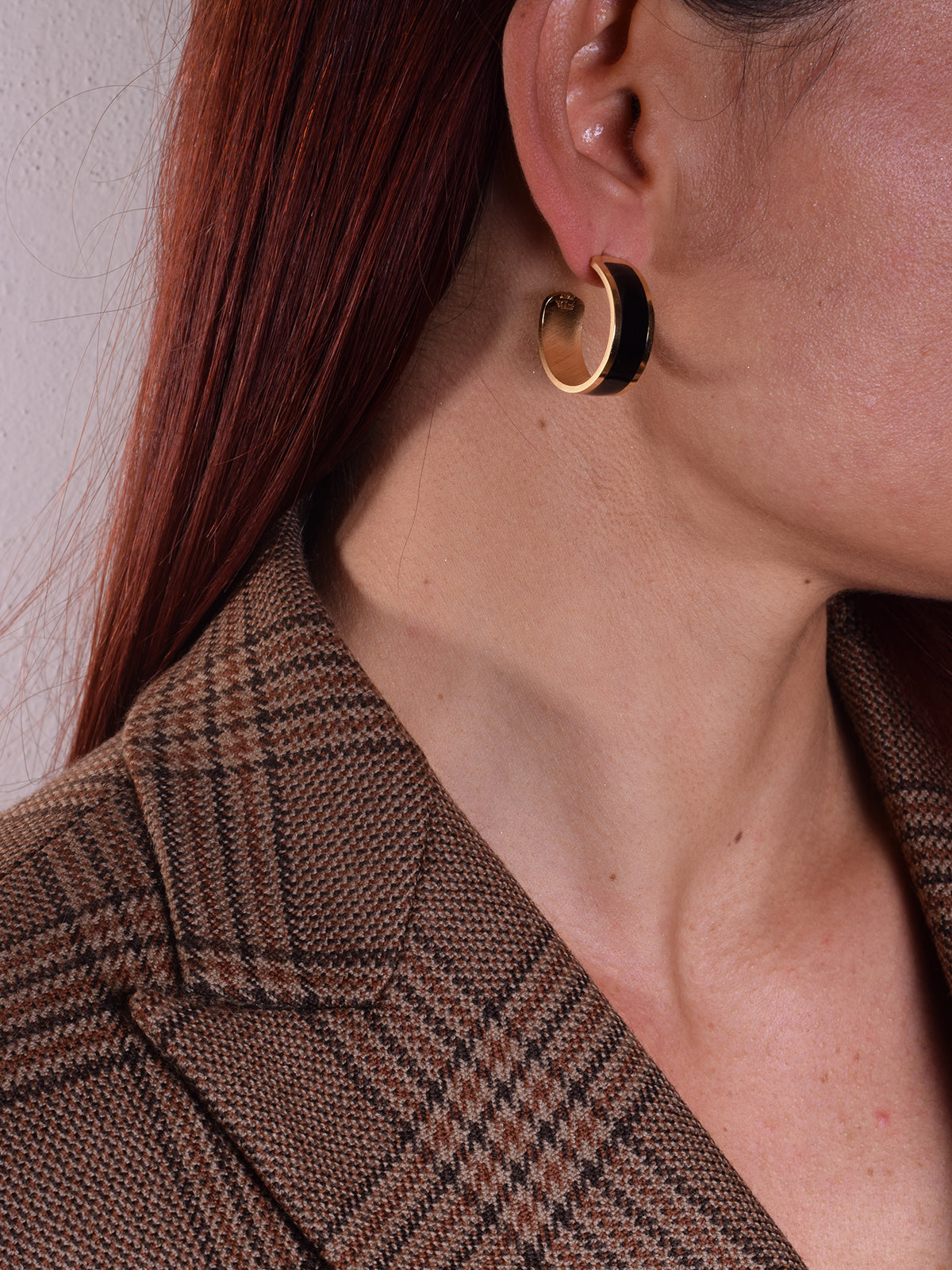 BLUE CIRCLE EARRINGS