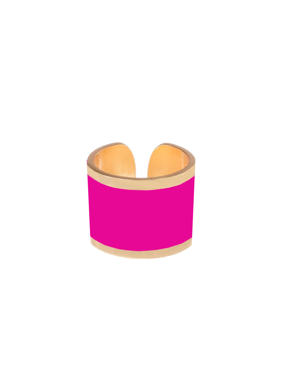anello mono fucsia francesca bianchi design gioielli anelli anelli design oro