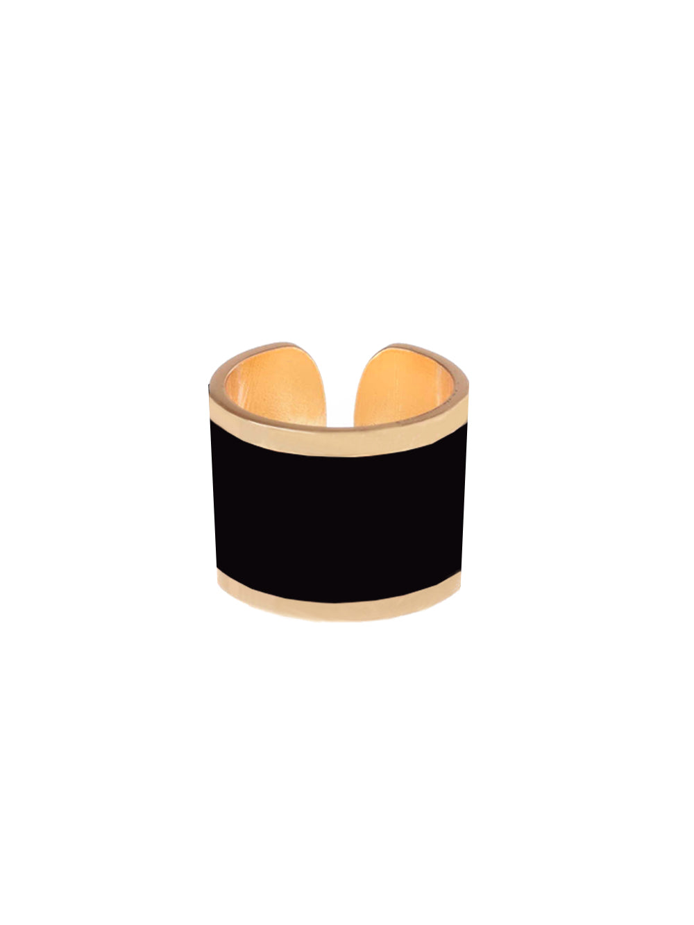 anello mono nero francesca bianchi design anelli design oro