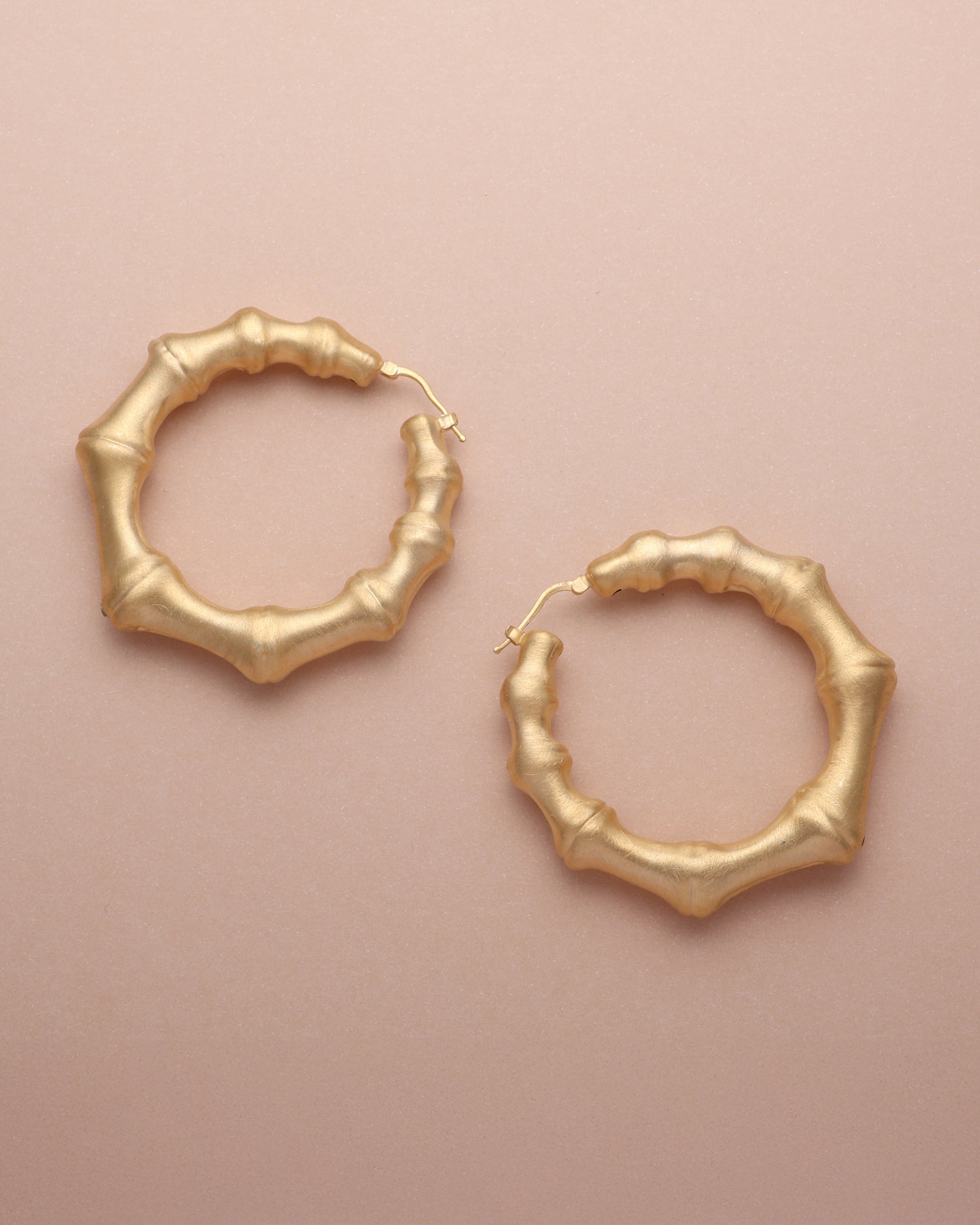 EARRINGS HOOP BAMBOO