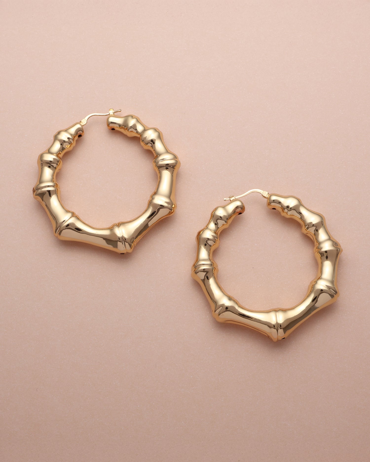 EARRINGS HOOP BAMBOO