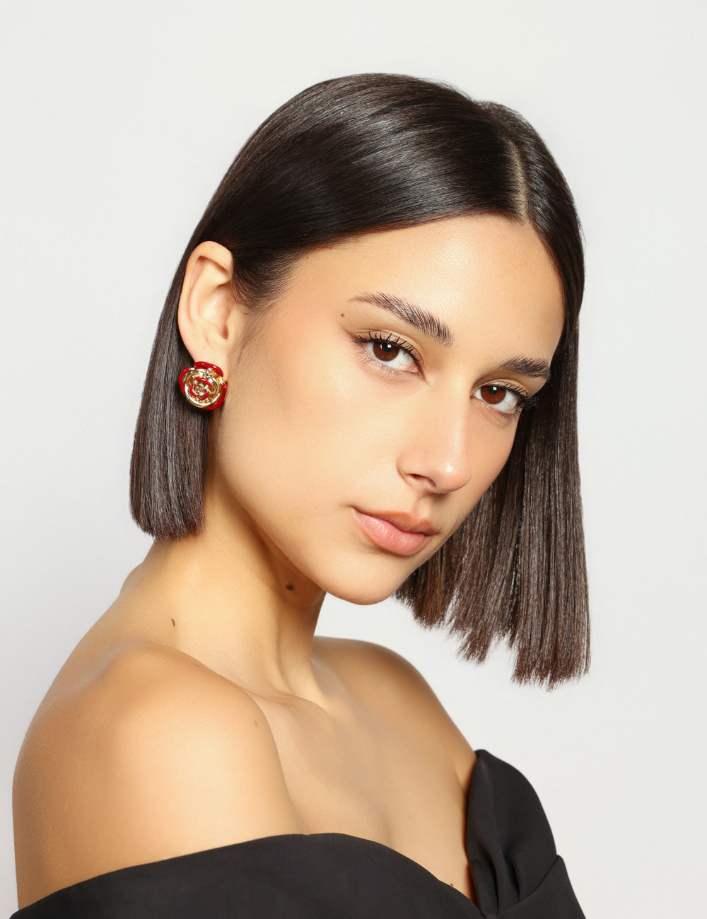 ORECCHINI ROSA PICCOLA