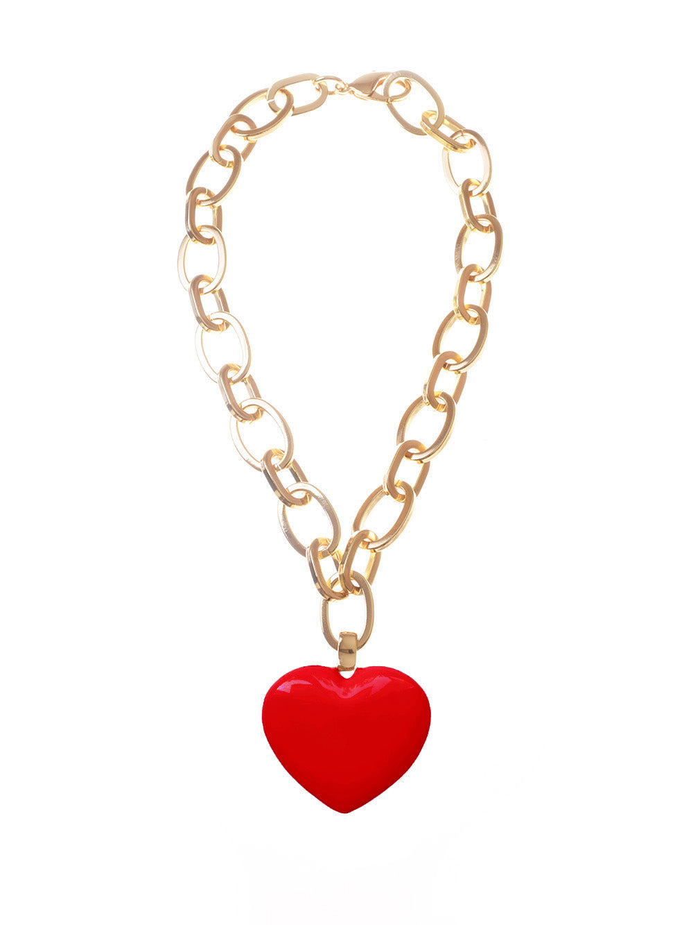 COLLANA + CUORE BOMBATO