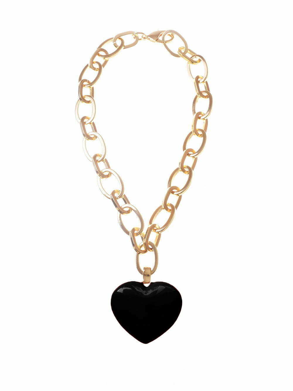 COLLANA + CUORE BOMBATO
