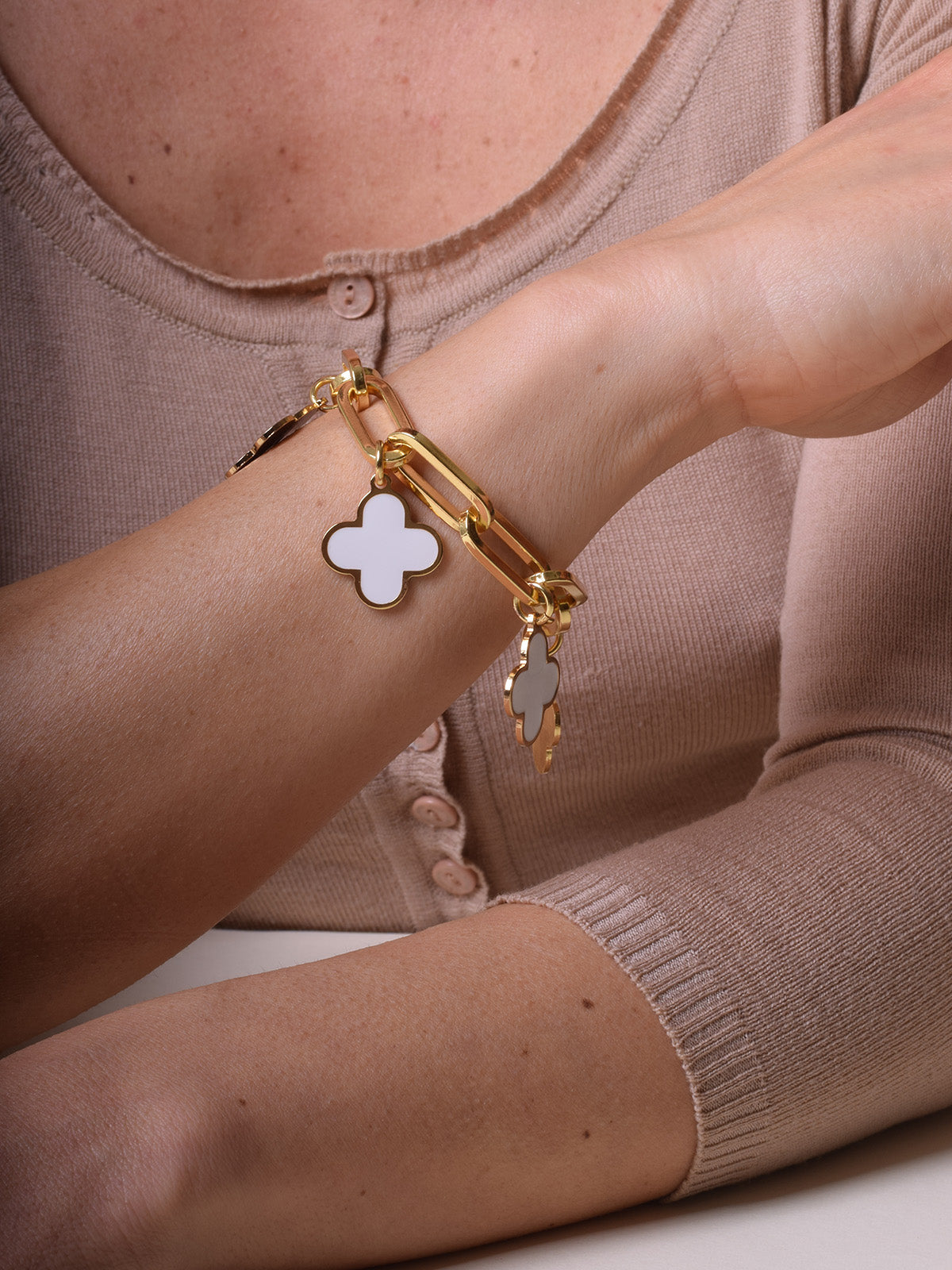 BRACCIALE CHARM QUADRIFOGLIO