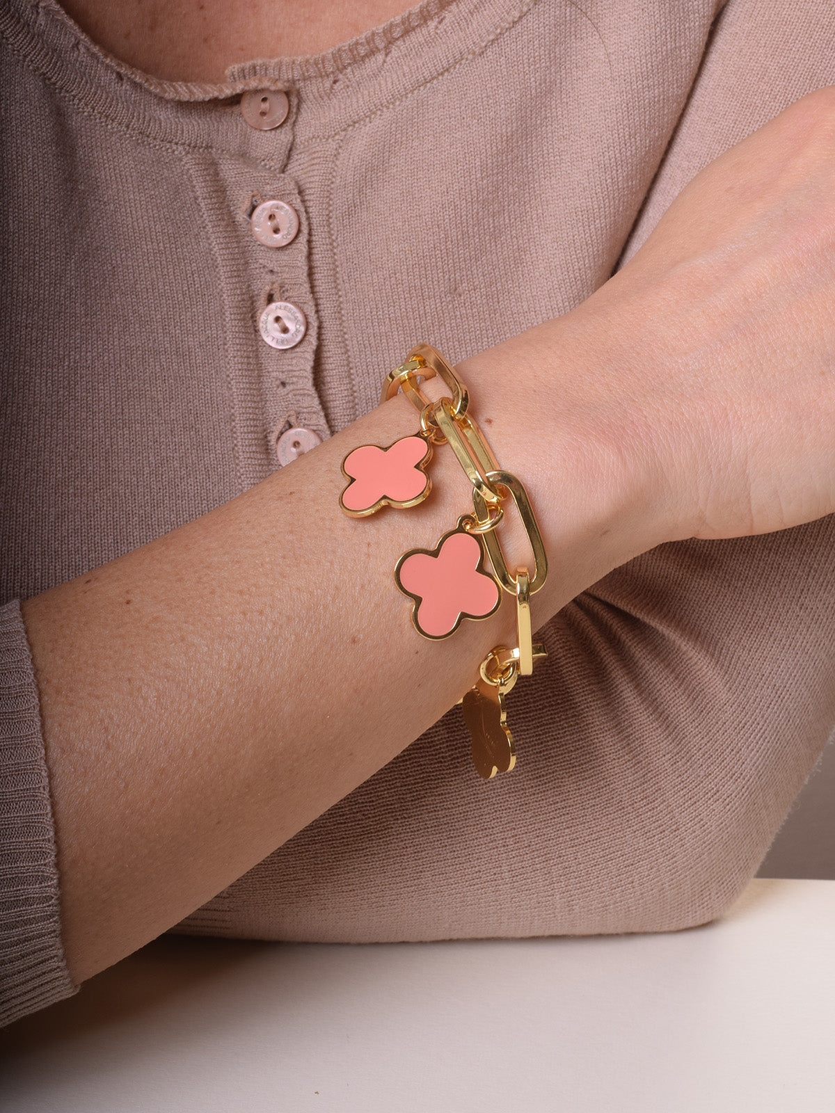 BRACCIALE CHARM QUADRIFOGLIO