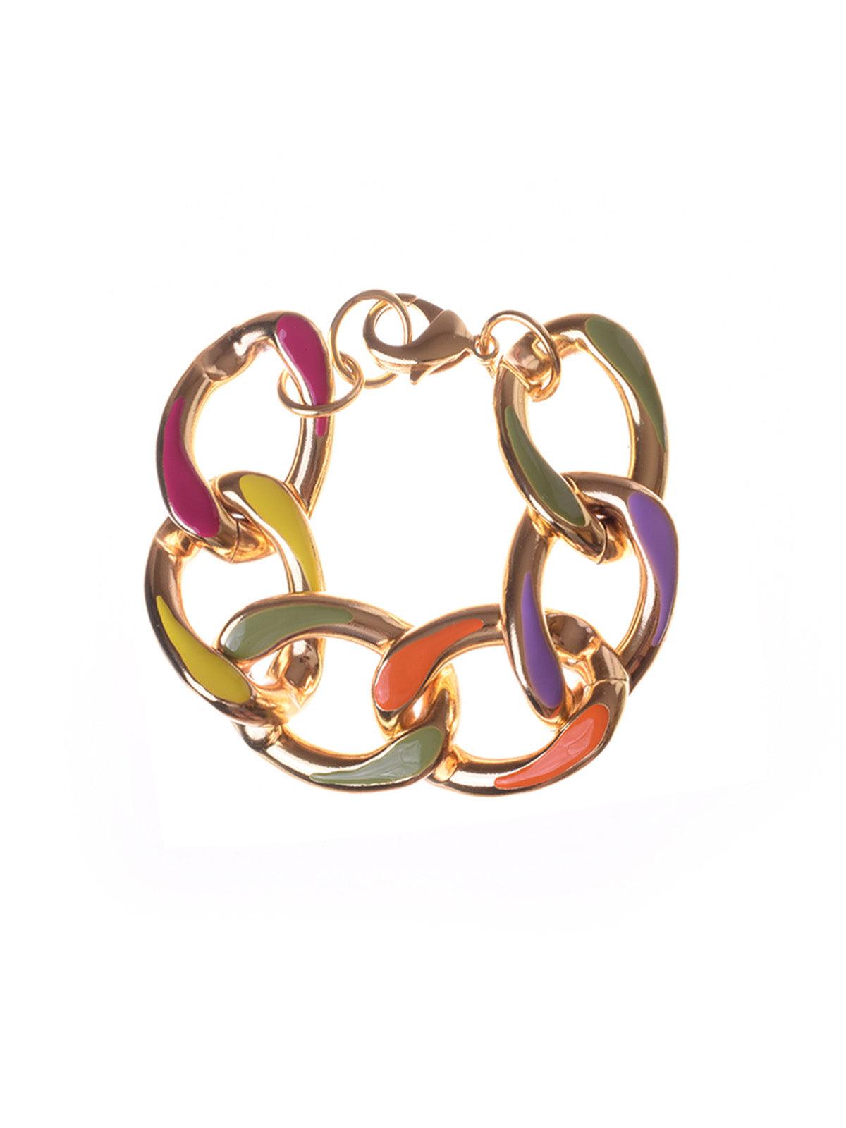 bracciale grumetta battuta multicolor francesca bianchi design gioielli bracciali bracciale donna colorato