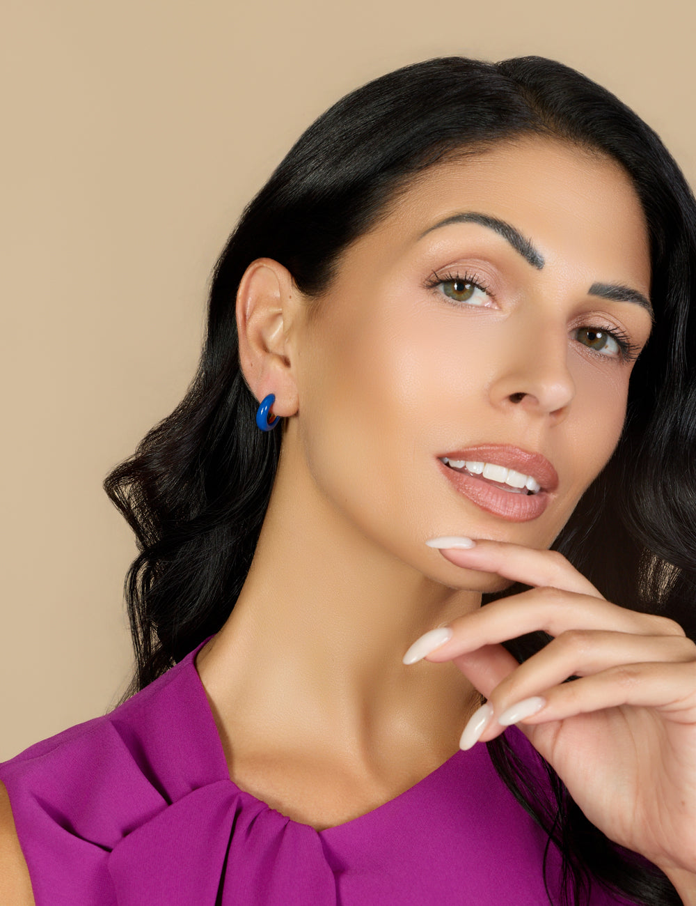MINI EARRINGS HUGGIE HOOP