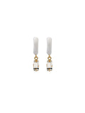 orecchini mara cristalli bianco francesca bianchi design orecchini design orecchini cristallo
