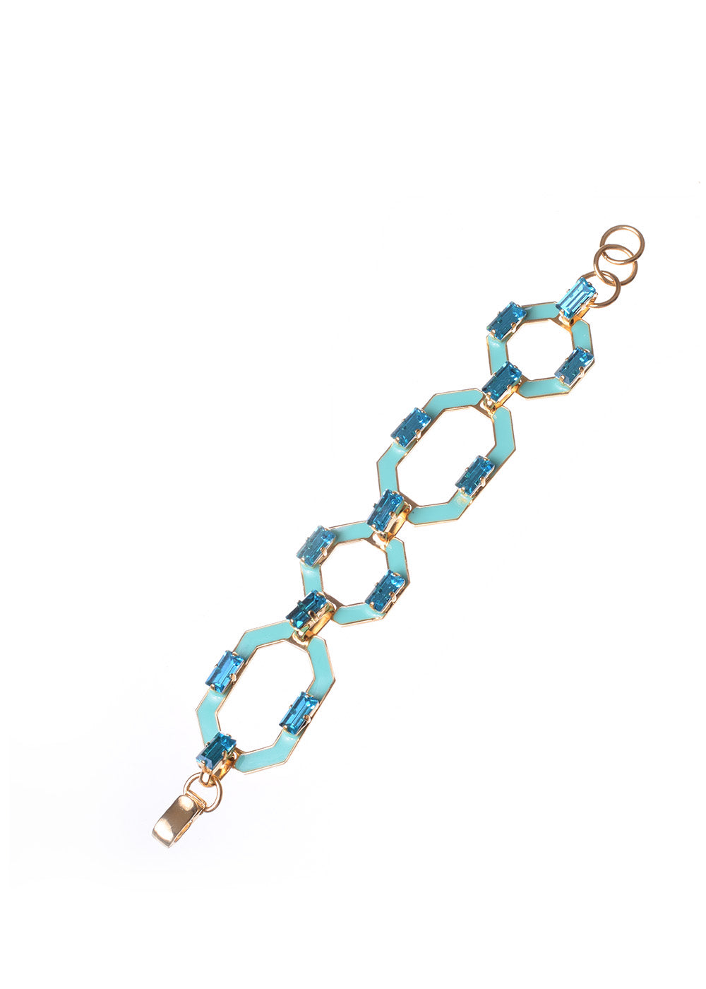 BRACCIALE ESAGONALE CRISTALLI