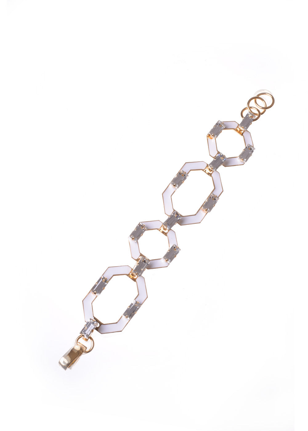 BRACCIALE ESAGONALE CRISTALLI