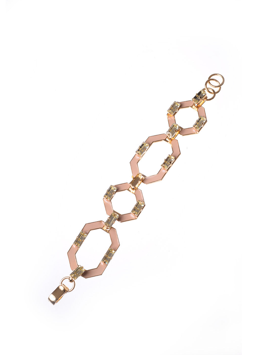 BRACCIALE ESAGONALE CRISTALLI