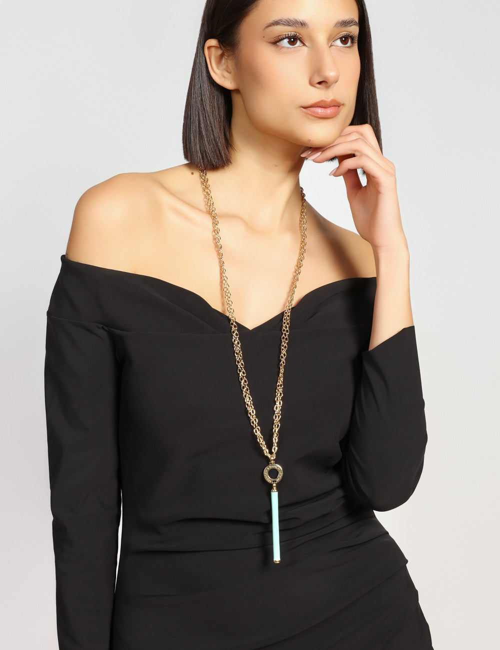 CIGAR PENDANT NECKLACE