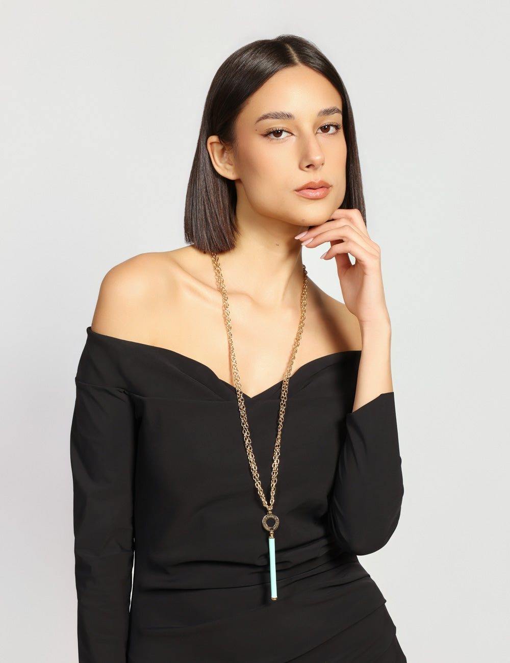 CIGAR PENDANT NECKLACE