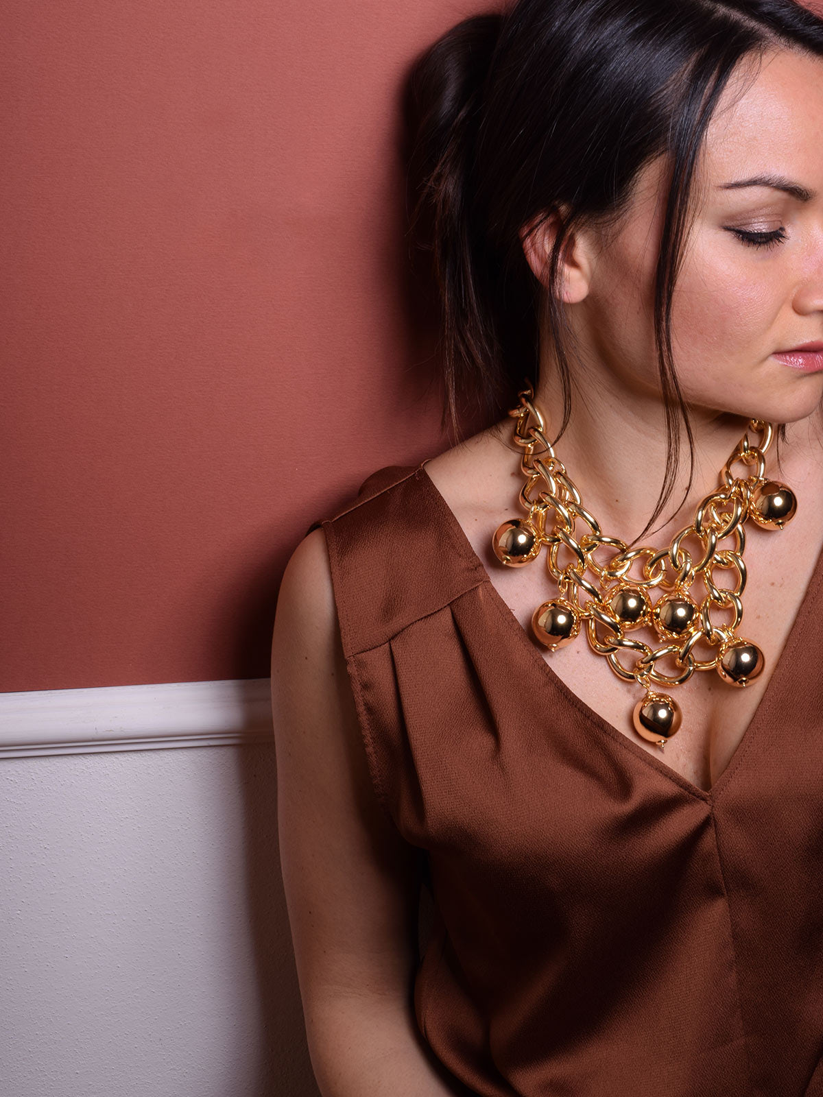 COLLANA DOPPIA BOULES