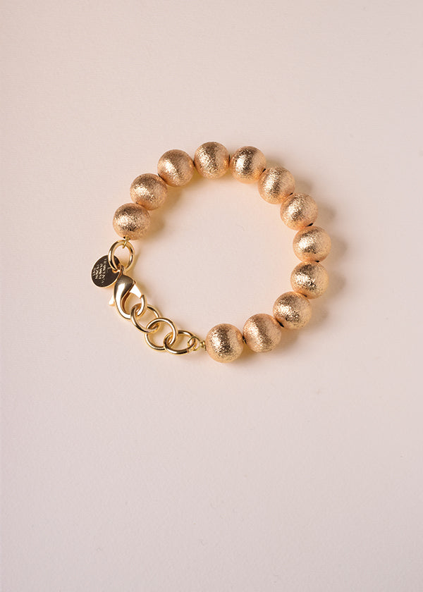 bracciale mini boule satinato Francesca Bianchi Design gioielli bracciali bracciale morbido