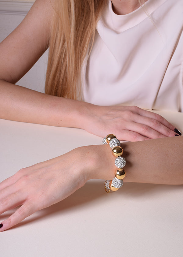 BRACCIALE MINI BOULE CRISTALLI