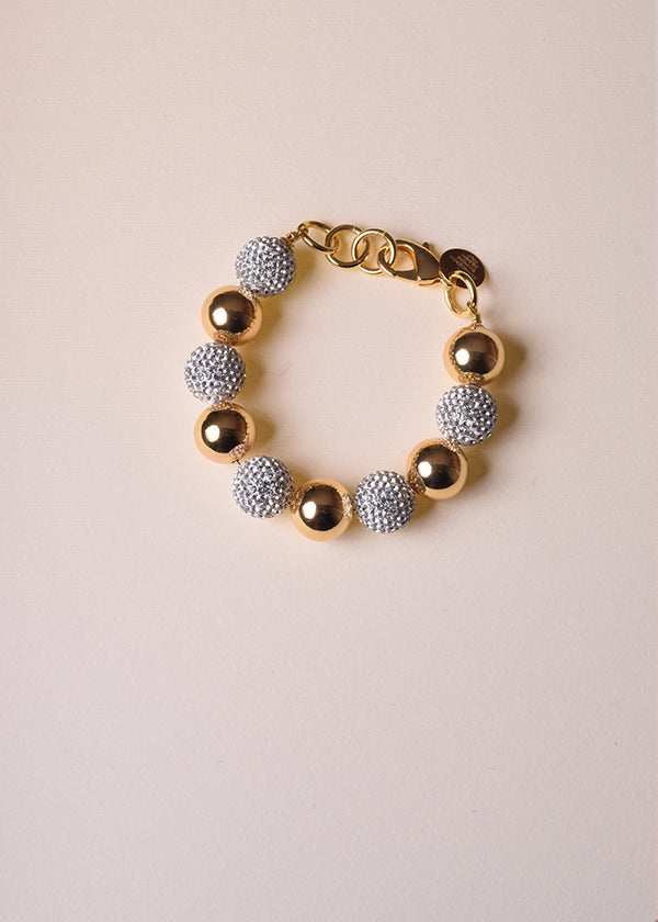 bracciale mini boule cristalli Francesca Bianchi Design gioielli bracciali bracciale natale