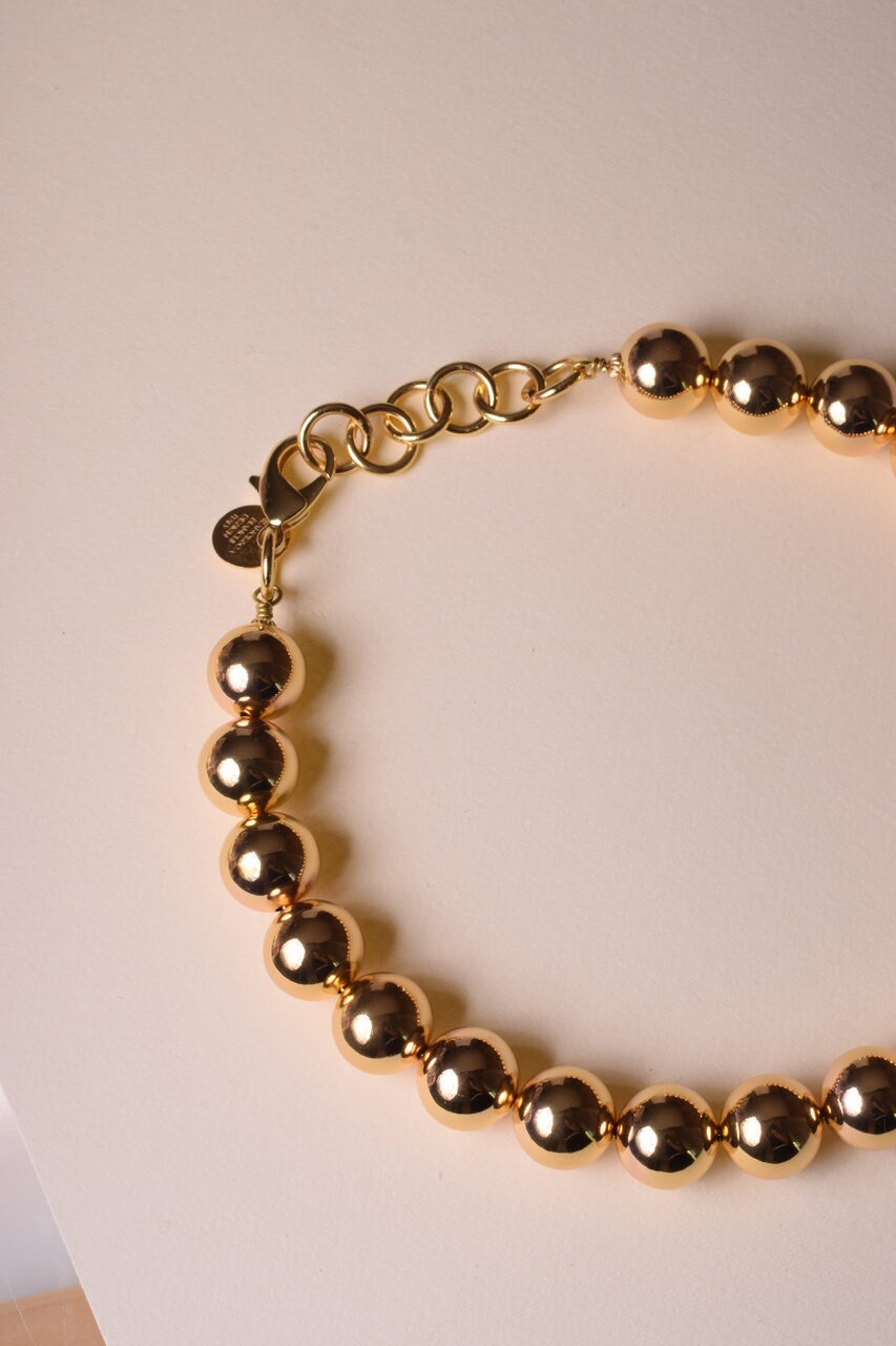 collana girocollo mini boules francesca bianchi design gioielli collane collana regolabile