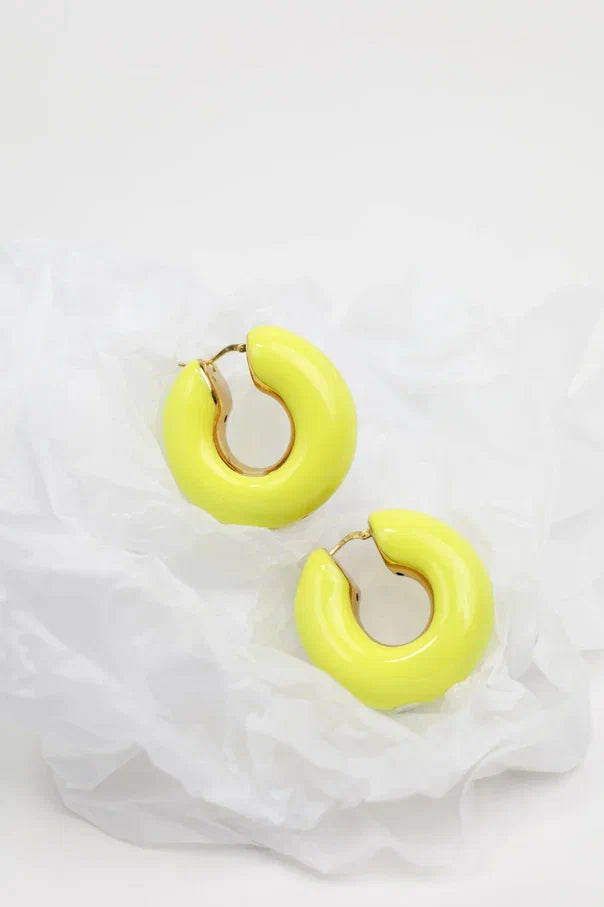 COLETTE HOOP EARRINGS YELLOW