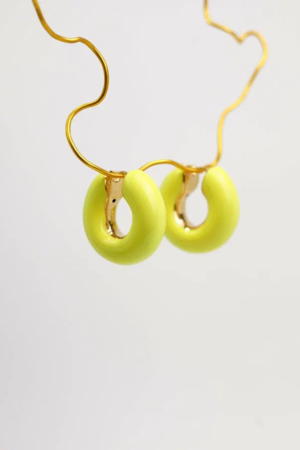 COLETTE HOOP EARRINGS YELLOW