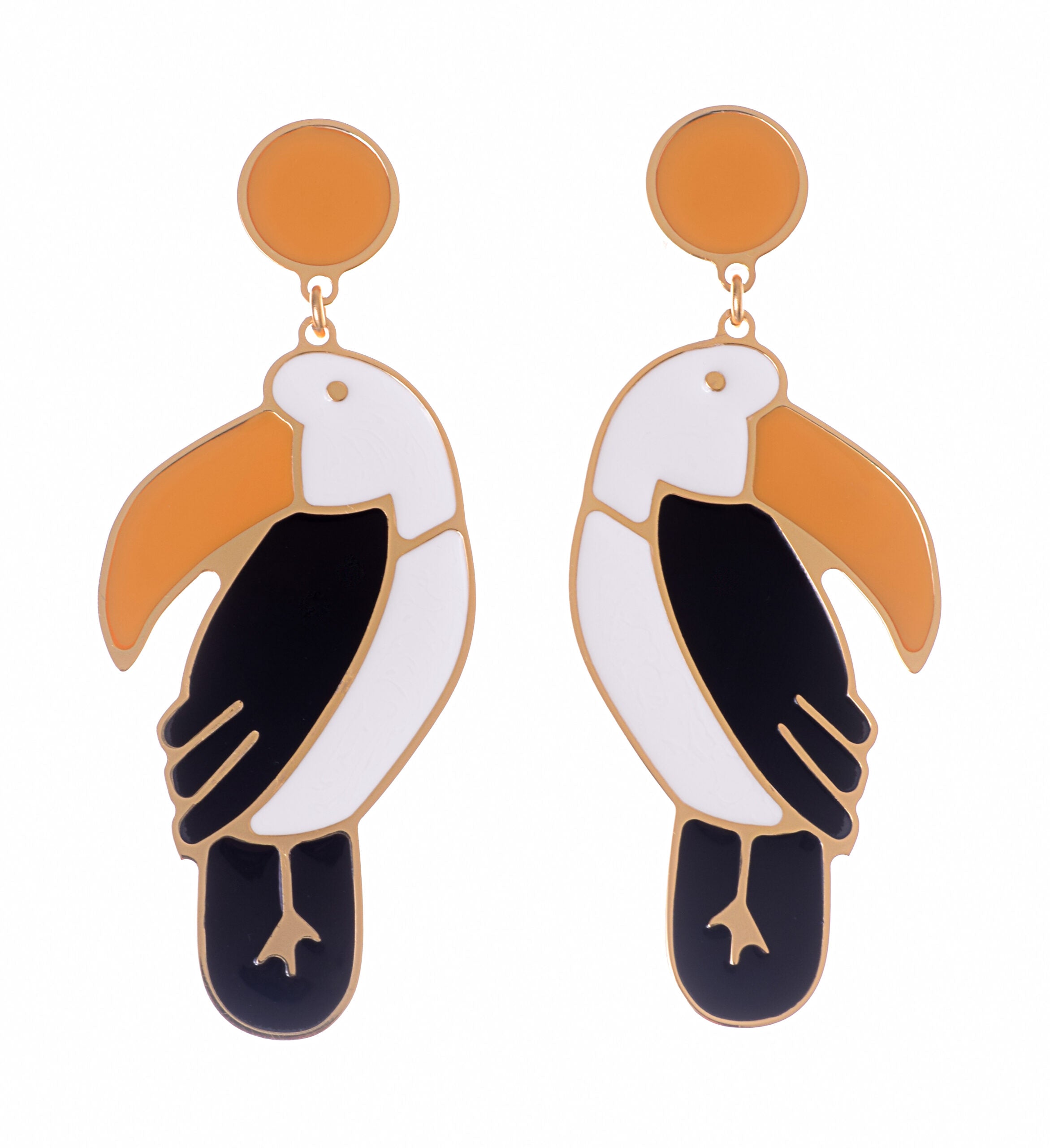 orecchini tucano francesca bianchi design orecchini design orecchini con animali