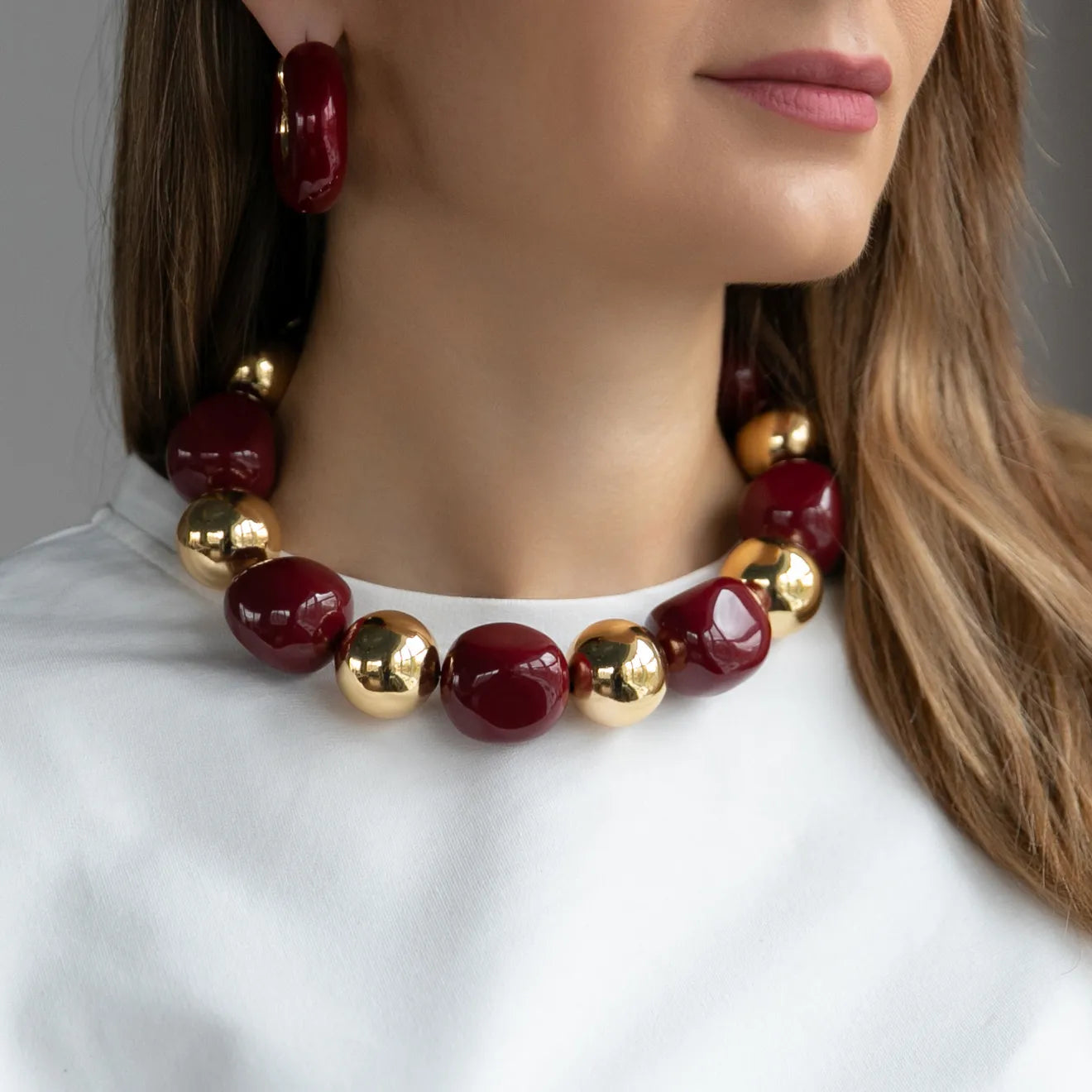 COLLANA GIROCOLLO BOULES